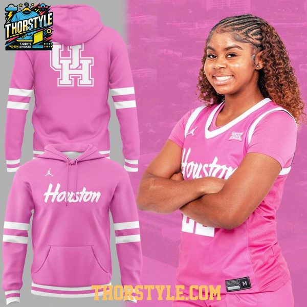Houston Cougars Pink For A Purpose 2026 Fight Cancer Hoodie T-Shirt