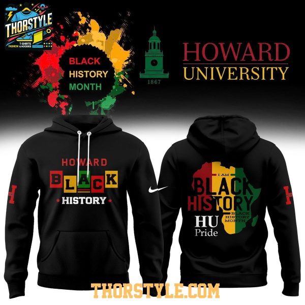 Howard Bison University Black History Month 2026 Hoodie T-Shirt