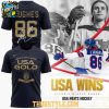 Jack Hughes USA Hockey Team 2026 Olympics Champions Hoodie T Shirt