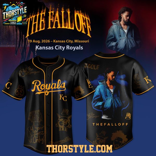 Kansas City Royals x J. Cole The Fall Off 2026 Tour Baseball Jersey