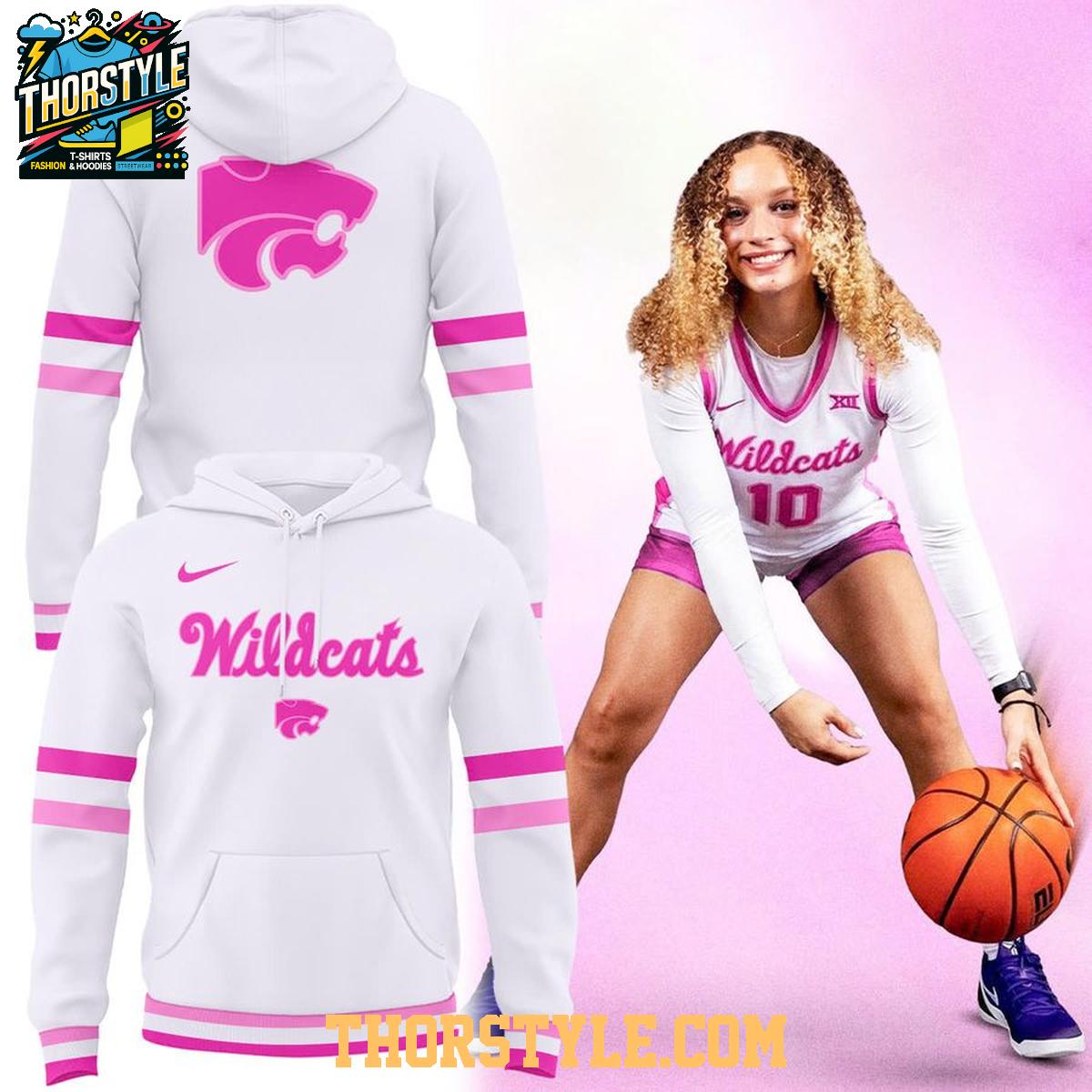Kansas State Wildcats Pink For A Purpose Uniform 2026 Hoodie T-Shirt Kansas State Wildcats Pink For A Purpose Uniform 2026 Hoodie T-Shirt