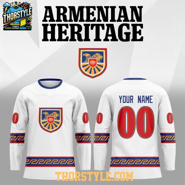 LA Kings x Armenian Heritage 2026 Nigh Personalized Hockey Jersey