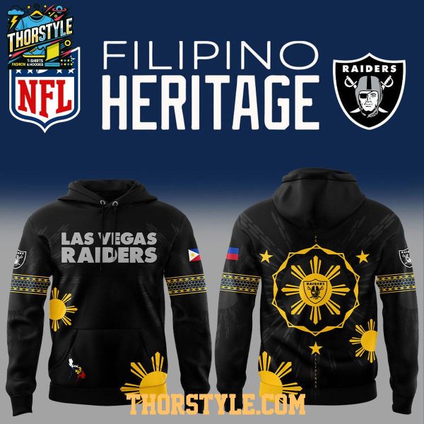 Las Vegas Raiders Filipino Heritage 2026 Day Celebrate Hoodie Shirts