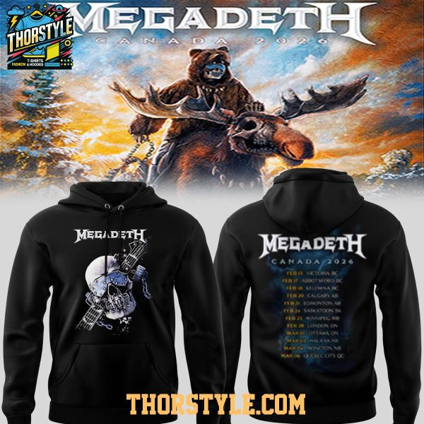 Megadeth Made To Kill Tour 2026 Canada Hoodie T-Shirt