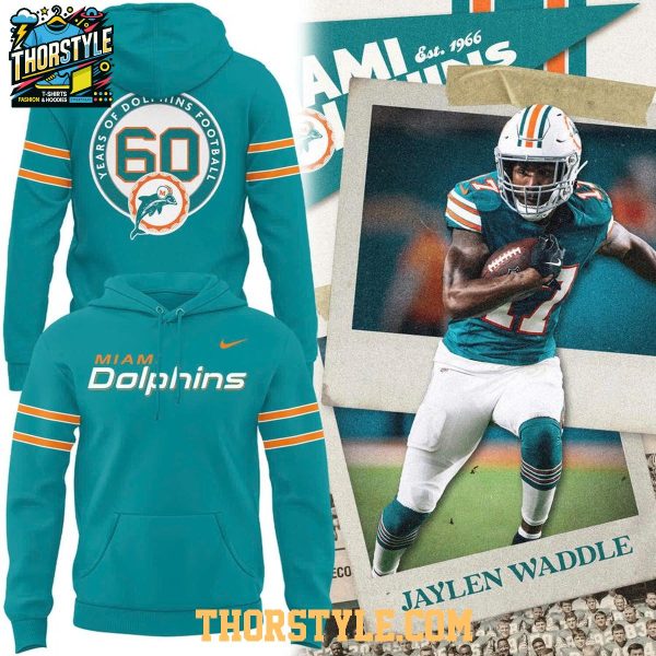Miami Dolphins 60th Anniversary Celebration 2026 Hoodie T-Shirt