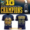 Michigan Wolverines 2025 2026 Big Ten Outright Champions Hoodie T Shirt