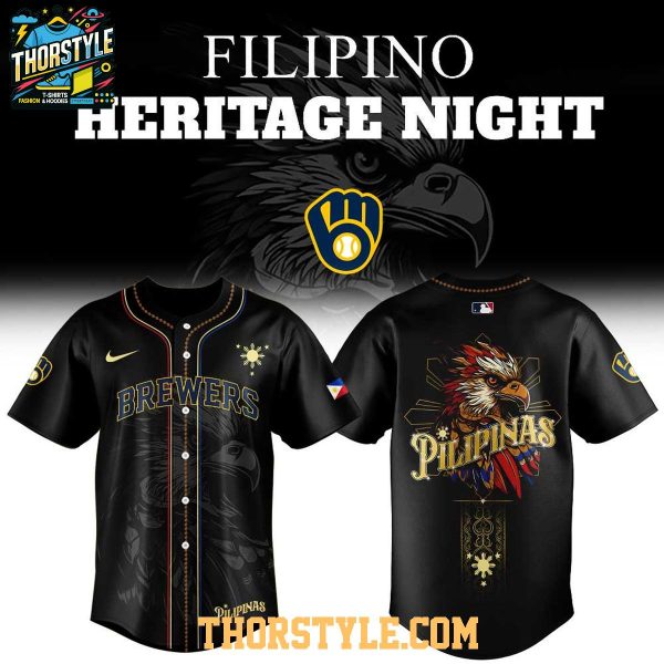 Milwaukee Brewers Filipino American Heritage 2026 Night Baseball Jersey