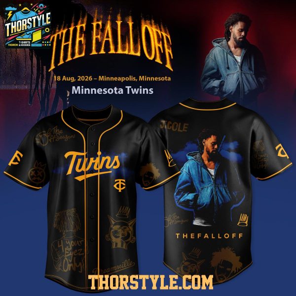 Minnesota Twins x J. Cole The Fall Off 2026 Tour Baseball Jersey