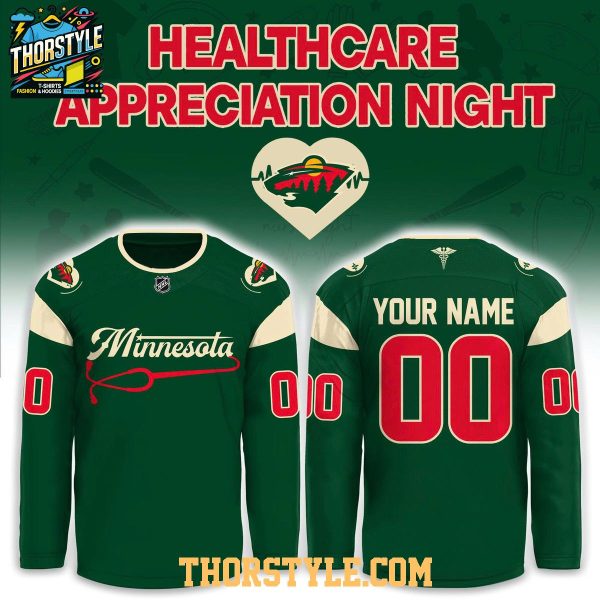 Minnesota Wild x Healthcare Appreciation Night 2026 Personalized Hockey Jersey