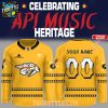 Nashville Predators x API Music Heritage Night 2026 Personalized Hockey Jersey