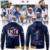 New England Patriots Super Bowl LX Champions 2025 Santa Clara Hoodie T-Shirt