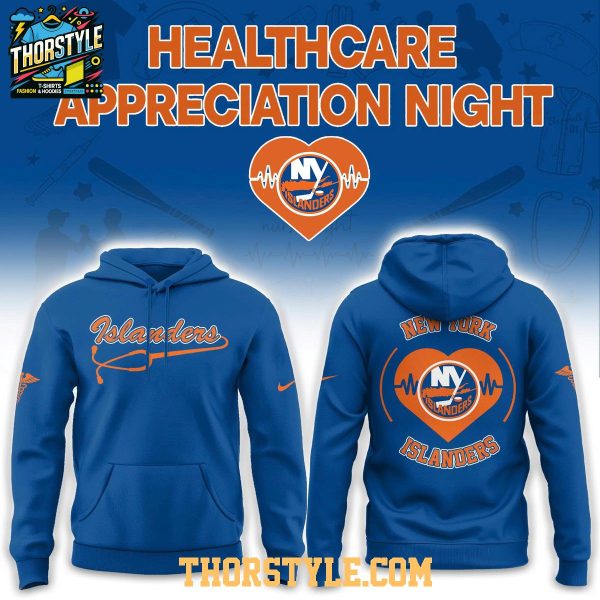 New York Islanders x Healthcare Appreciation 2026 Night Hoodie T-Shirt