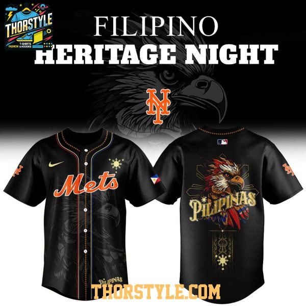 New York Mets Filipino American Heritage 2026 Night Baseball Jersey