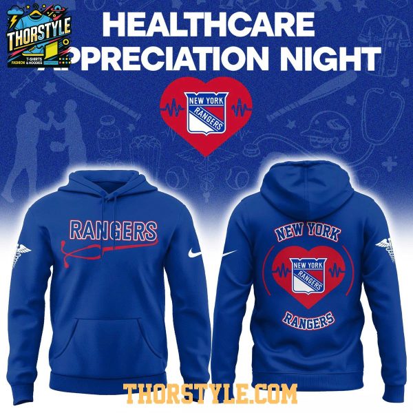 New York Rangers Healthcare Appreciation Night 2026 NHL Hoodie Shirts