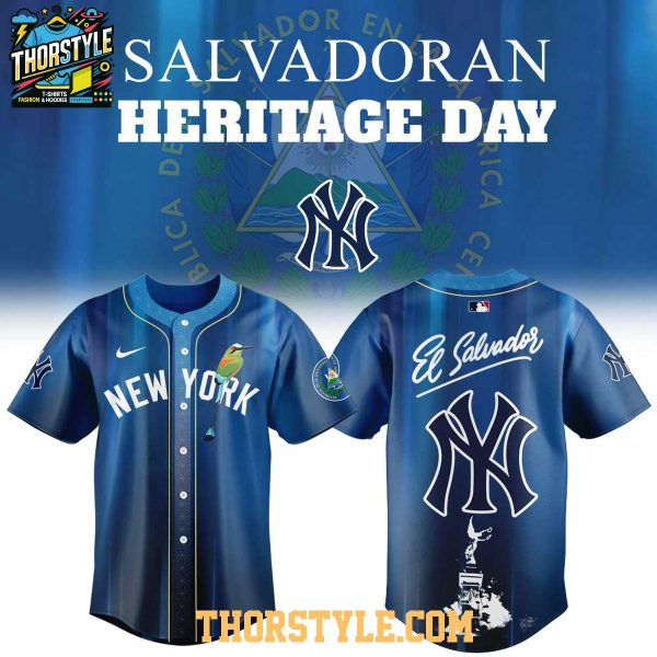 New York Yankees Salvadoran Heritage Day 2026 x MLB Baseball Jersey
