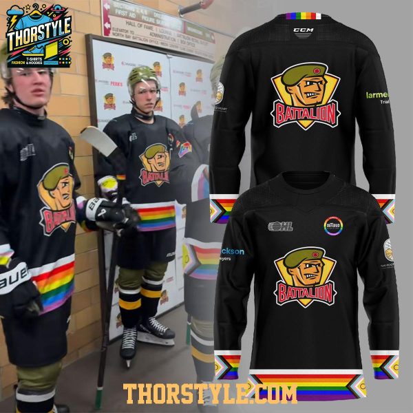 North Bay Battalion Inclusion DEI 2026 Night Personalized Hockey Jersey