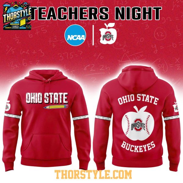 Ohio State Buckeyes Teacher Appreciation Night 2026 Celebrate Hoodie