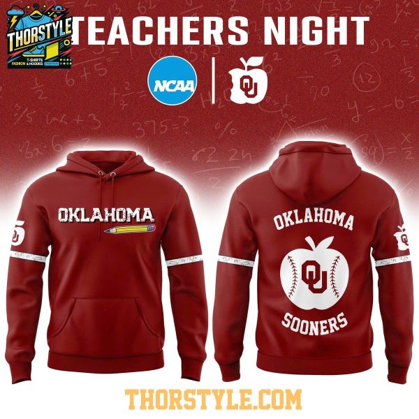 Oklahoma Sooners Teacher Appreciation x NCAA Night 2026 Hoodie Shirts