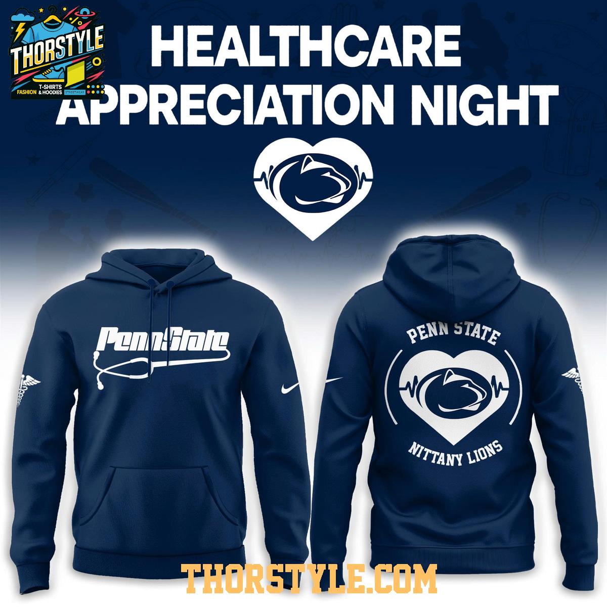 Penn State Nittany Lions Healthcare Appreciation Night 2026 Hoodie T-Shirt Penn State Nittany Lions Healthcare Appreciation Night 2026 Hoodie T-Shirt