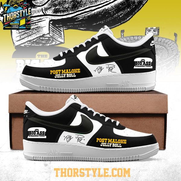 Post Malone 2026 The Big Ass Stadium Tour Personalized Air Force 1 Shoes