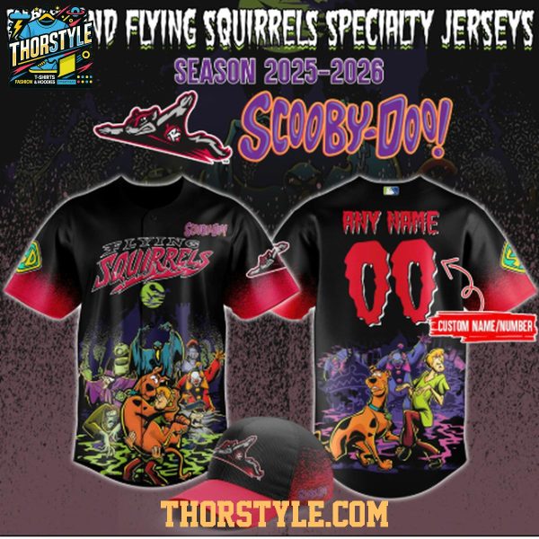 Richmond Flying Squirrels x Scooby-Doo 2026 Night Baseball Jersey
