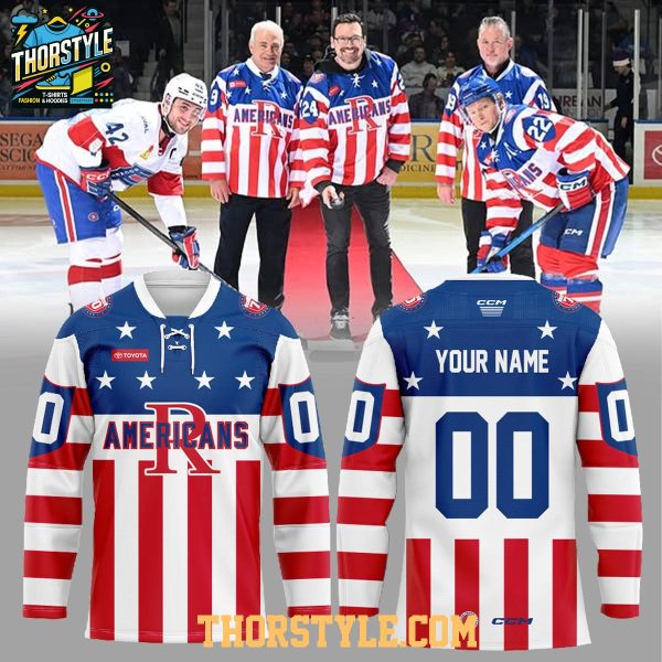 Rochester Americans 1990’s Throwback Night 2026 Personalized Hockey Jersey
