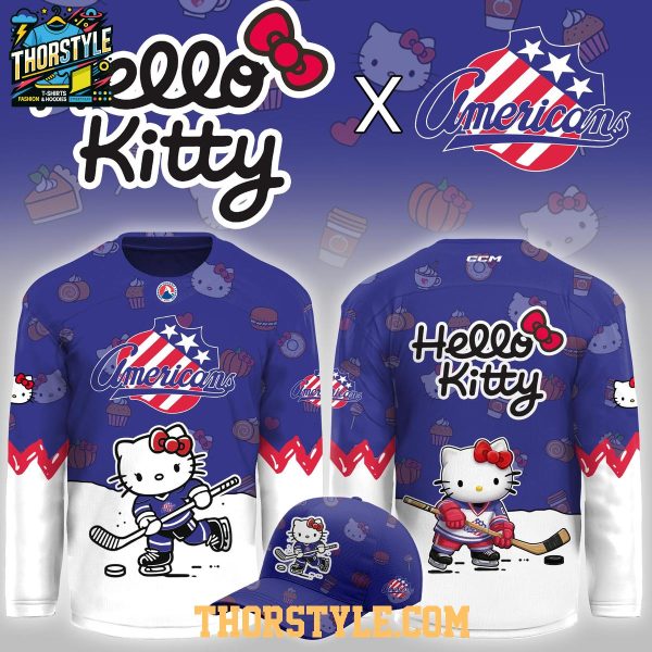 Rochester Americans x Hello Kitty Night 2026 Personalized Hockey Jersey