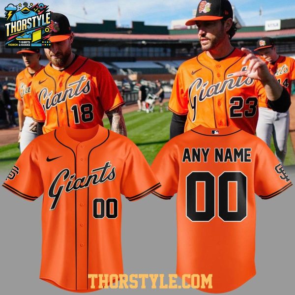 San Francisco Giants 2026 True Orange Team Personalized Baseball Jersey