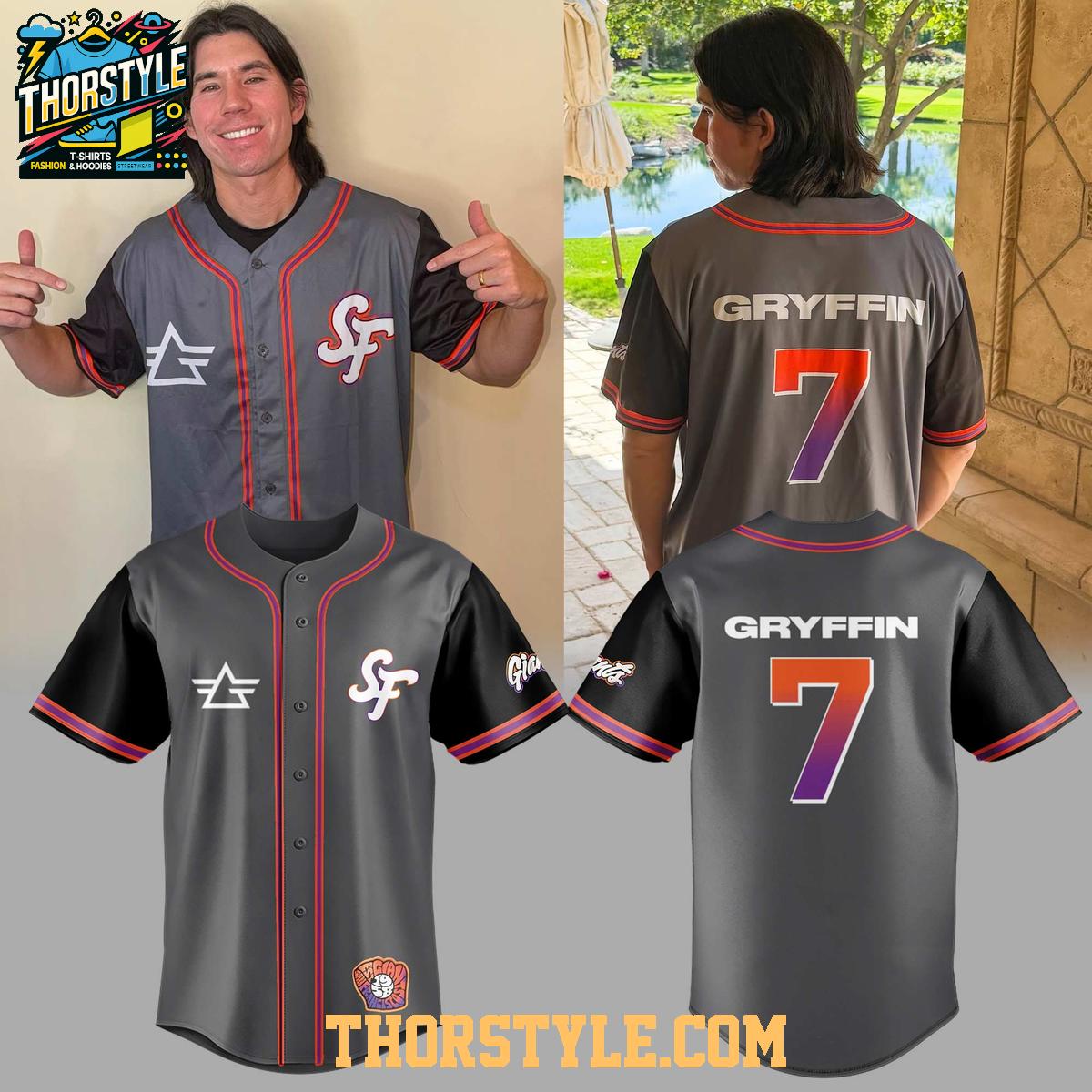 San Francisco Giants Gryffin Night 2026 Personalized Baseball Jersey San Francisco Giants Gryffin Night 2026 Personalized Baseball Jersey