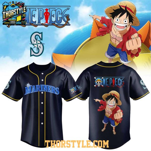 Seattle Mariners 2026 One Piece Anime Night Celebration Baseball Jersey