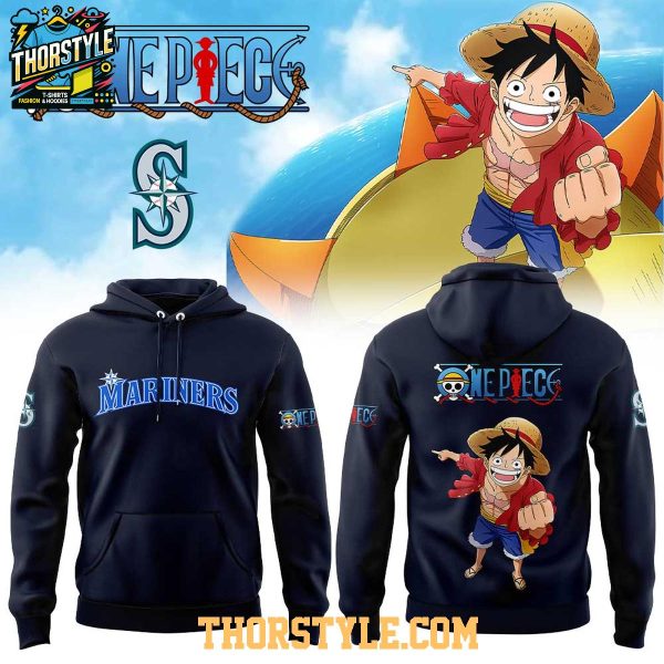 Seattle Mariners Luffy One Piece Anime Night 2026 Hoodie T-Shirt