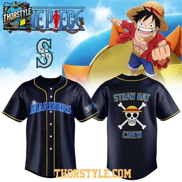 Seattle Mariners One Piece 2026 Night Straw Hat Crew Baseball Jersey