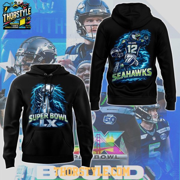 Seattle Seahawks Super Bowl LX Champions NFL 2025-2026 Hoodie