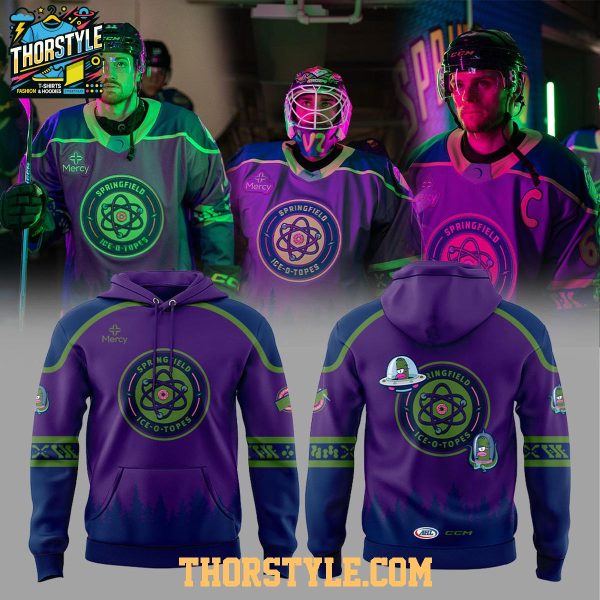 Springfield Thunderbirds Cartoon Ice-O-Topes Night 2026 Hoodie