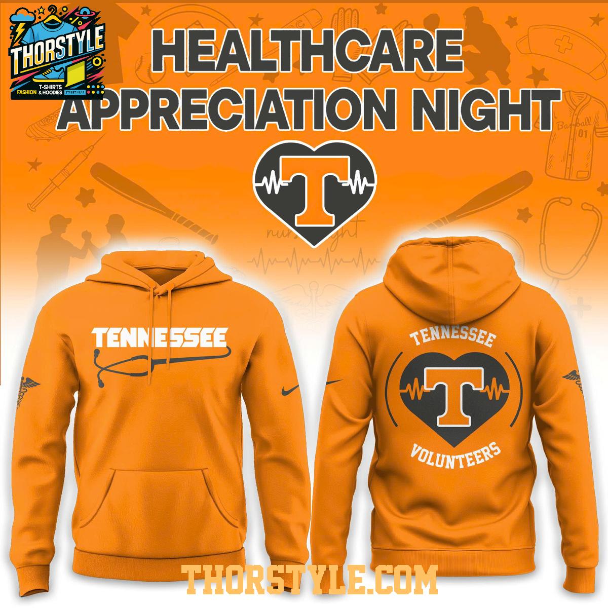 Tennessee Volunteers Healthcare Appreciation Night 2026 MLB Hoodie Shirts Tennessee Volunteers Healthcare Appreciation Night 2026 MLB Hoodie Shirts