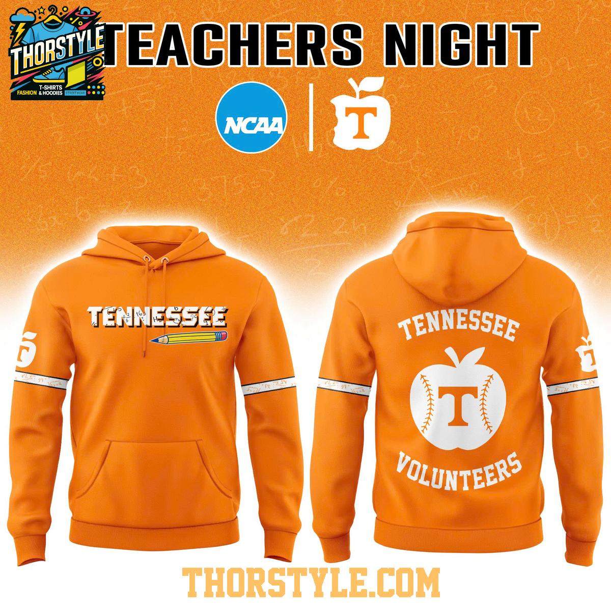 Tennessee Volunteers Teacher Appreciation x NCAA Night 2026 Hoodie Shirts Tennessee Volunteers Teacher Appreciation x NCAA Night 2026 Hoodie Shirts