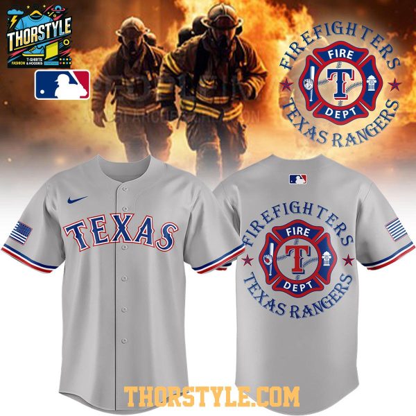 Texas Rangers Firefighter Appreciation And Tribute Night 2026 Baseball Jersey
