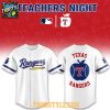 Texas Rangers Teacher Appreciation Night 2026 Personalized Baseball Jersey