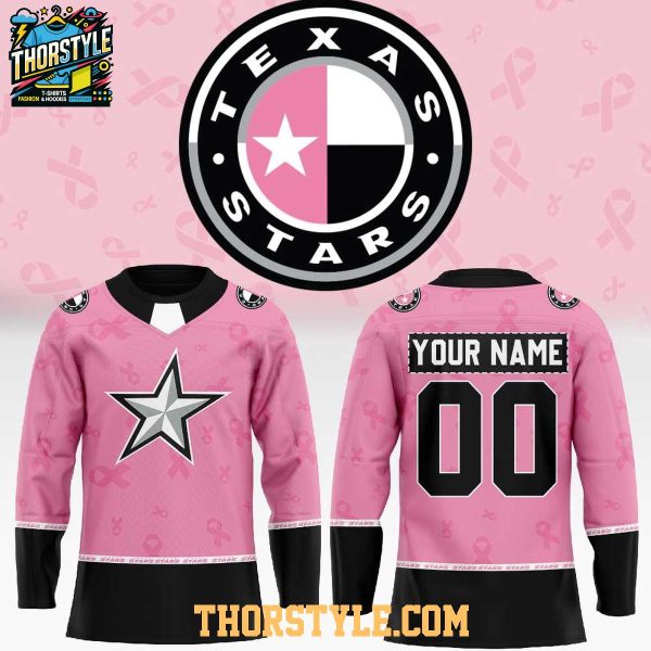 Texas Stars Pink In The Rink 2026 Personalized Hockey Jersey