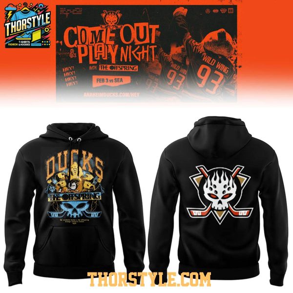 The Offprings x Aneheim Ducks Supercharged Tour 2026 Hoodie T-Shirt