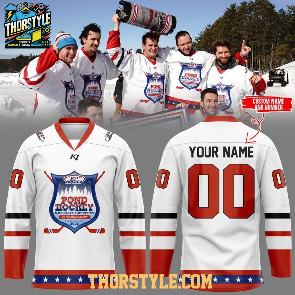 USA Hockey 2026 Pond National Championship Personalized Hockey Jersey