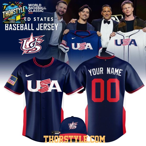 United States Baseball Classic 2026 Celebrating Personalized Jersey