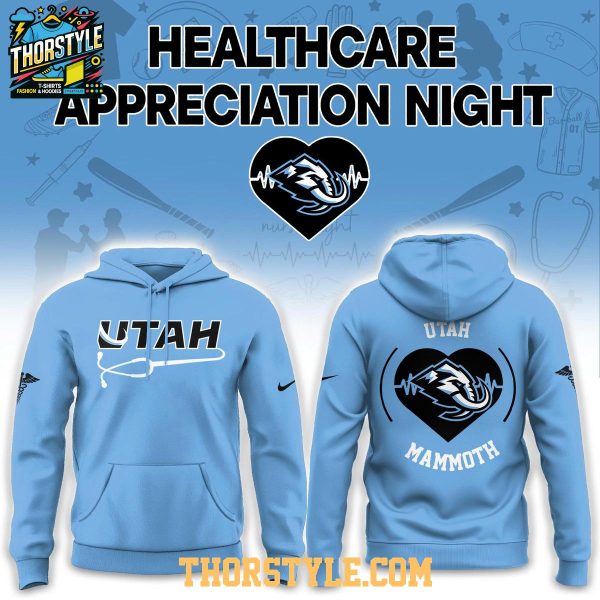 Utah Mammoth x Healthcare Appreciation 2026 Night Hoodie T-Shirt