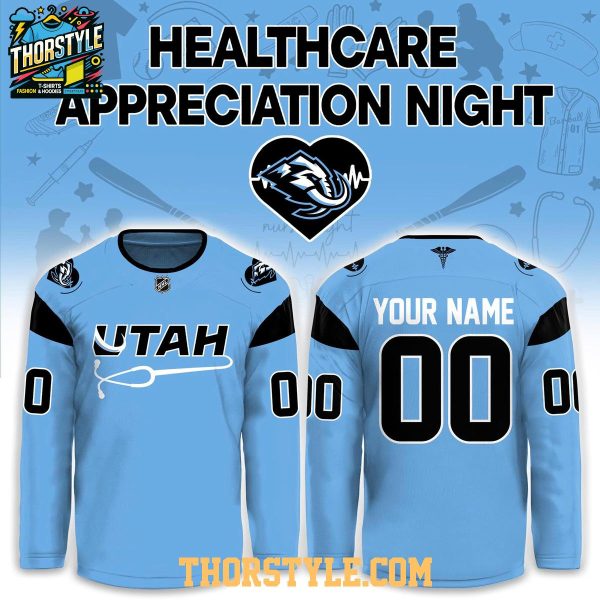 Utah Mammoth x Healthcare Appreciation Night 2026 Personalized Hockey Jersey