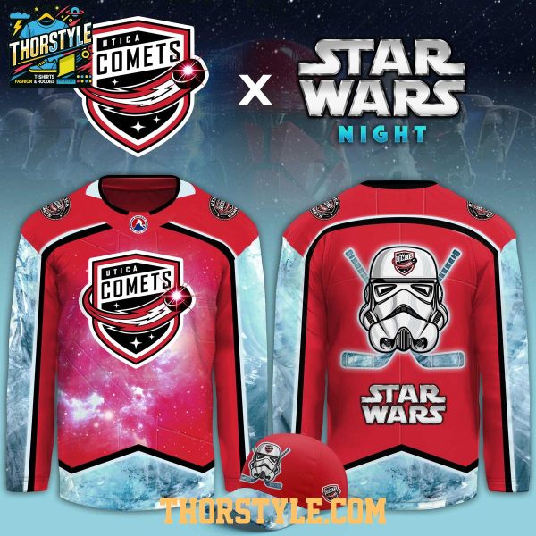 Utica Comets Star Wars Game Night 2026 Personalized Hockey Jersey