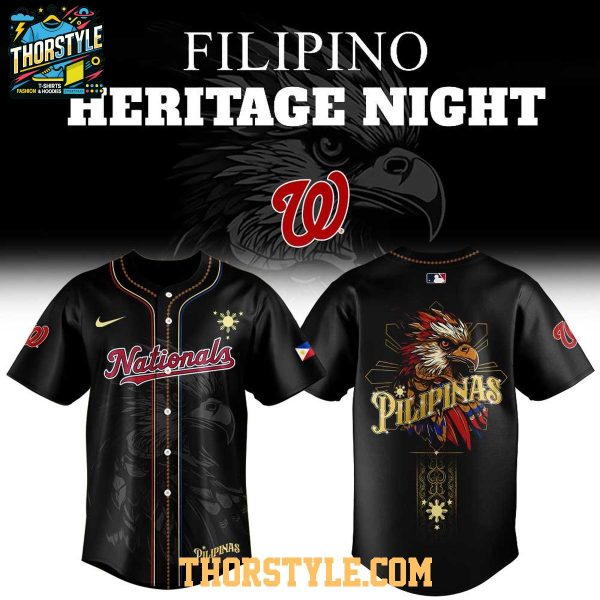 Washington Nationals Filipino American Heritage 2026 Night Baseball Jersey