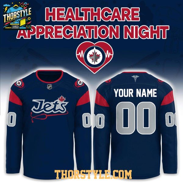 Winnipeg Jets x Healthcare Appreciation Night 2026 Personalized Hockey Jersey