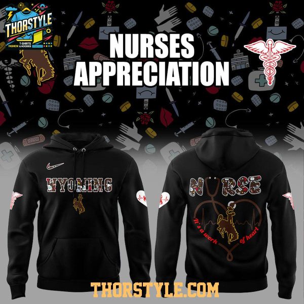 Wyoming Cowboy Nurses Appreciation 2026 Night Hoodie T-Shirt
