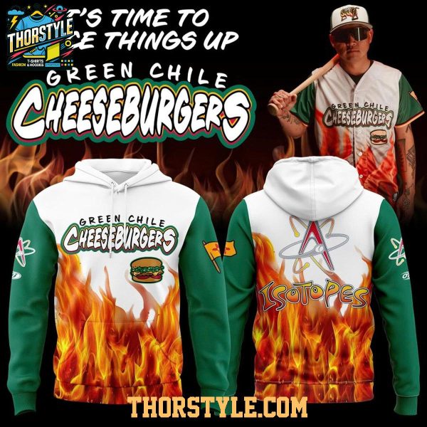 Albuquerque Isotopes x Green Chile Cheeseburgers 2026 Hoodie T-Shirt