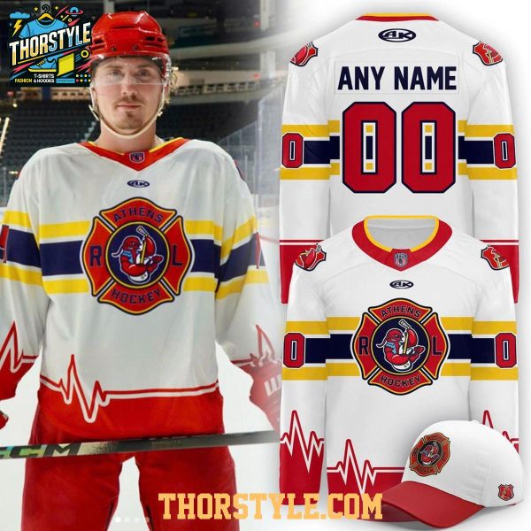 Athens Rock Lobsters First Responders 2026 Night Personalized Hockey Jersey
